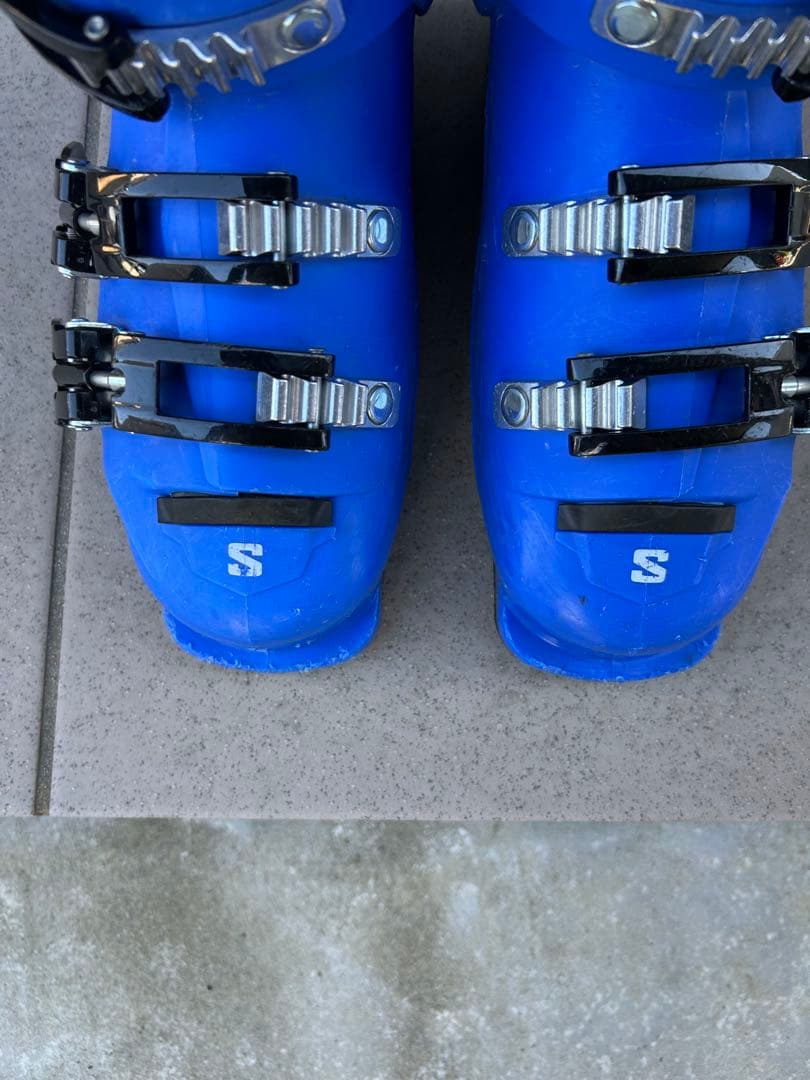 SALOMON S/RACE 子ども用スキーブーツ 青