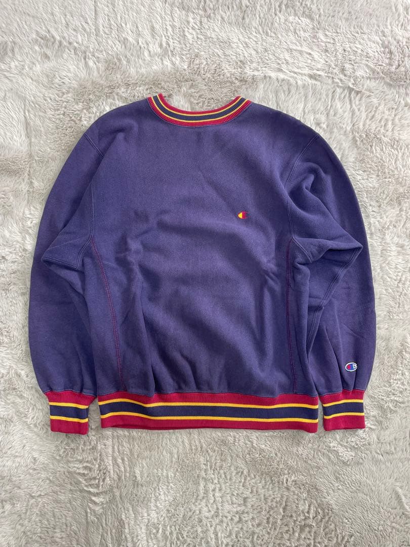 90s Champion Reverse Weave トレーナー　リブライン