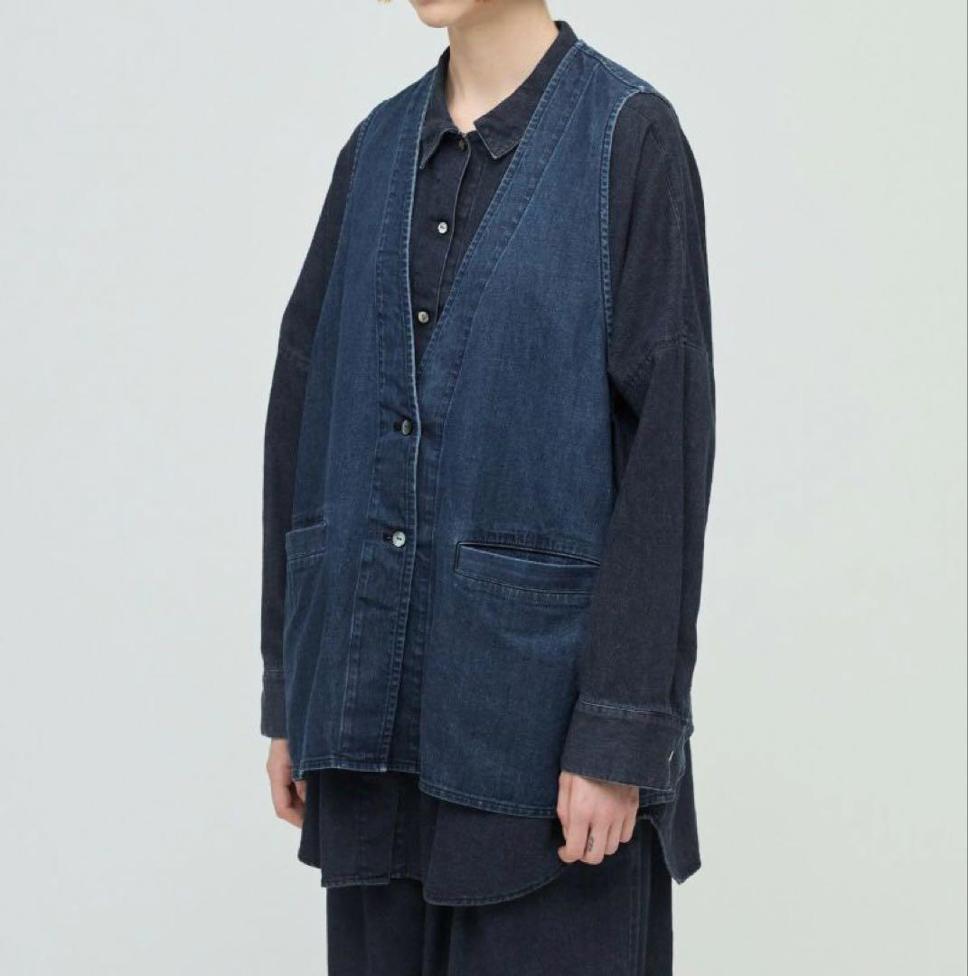 mizuiro ind デニムベスト
