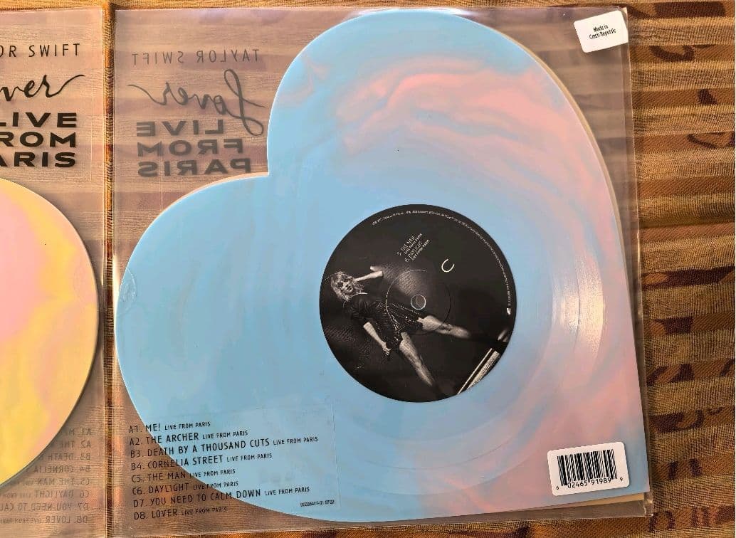 taylor swift lover live from paris レコード