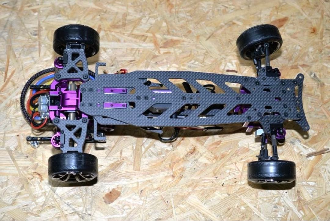 ヨコモ YD-2 SXII パープルアルミ RWD ドリフトラジコン シャーシ