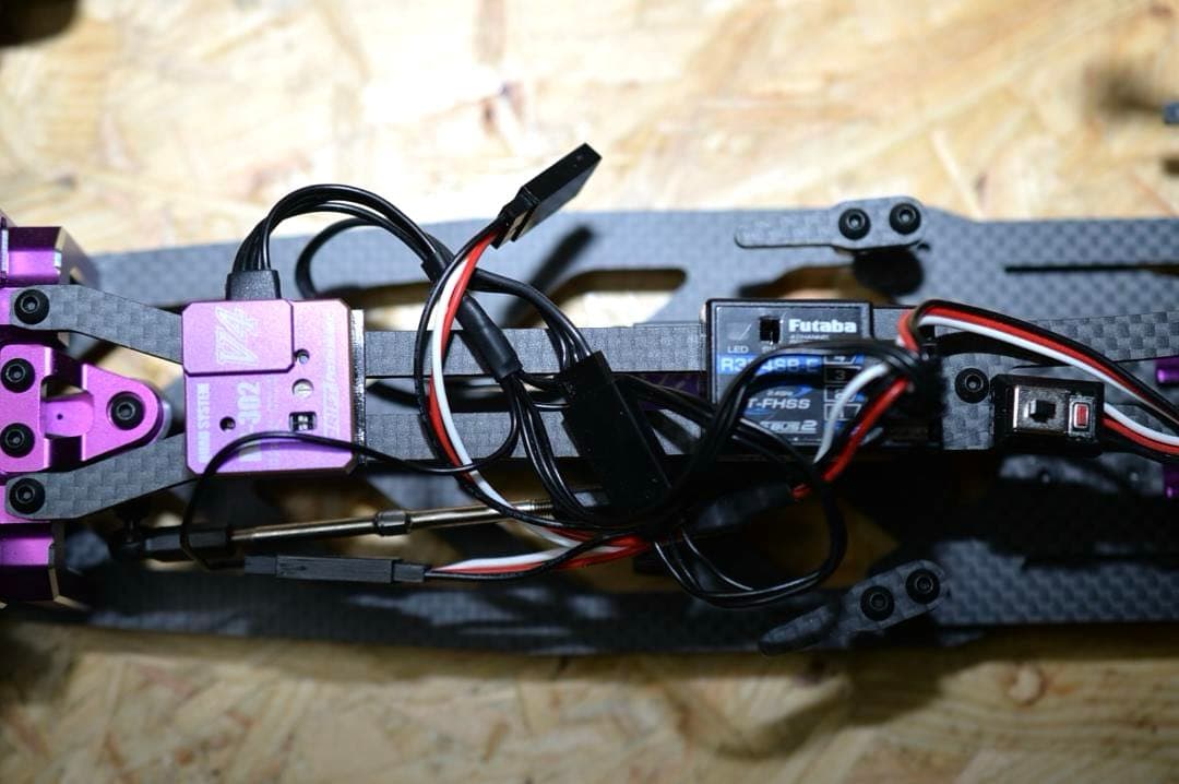 ヨコモ YD-2 SXII パープルアルミ RWD ドリフトラジコン シャーシ