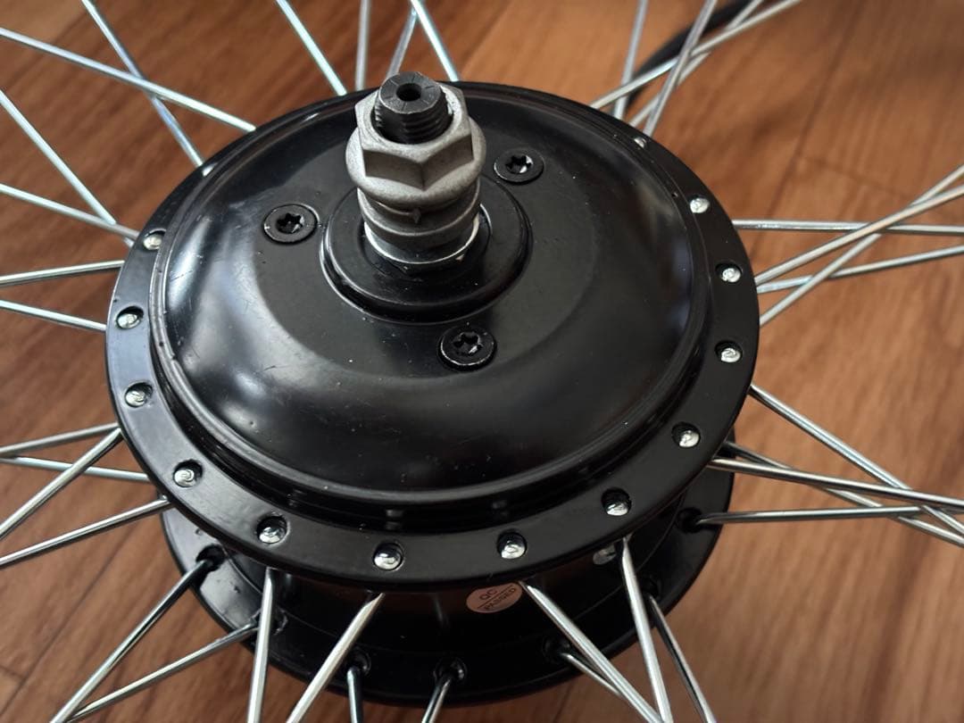 自転車電動アシストタイヤ　前輪　27インチ