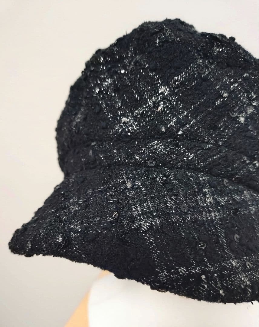 Anastasia アナスタシア　ファンシーツイードキャスケット　日本製