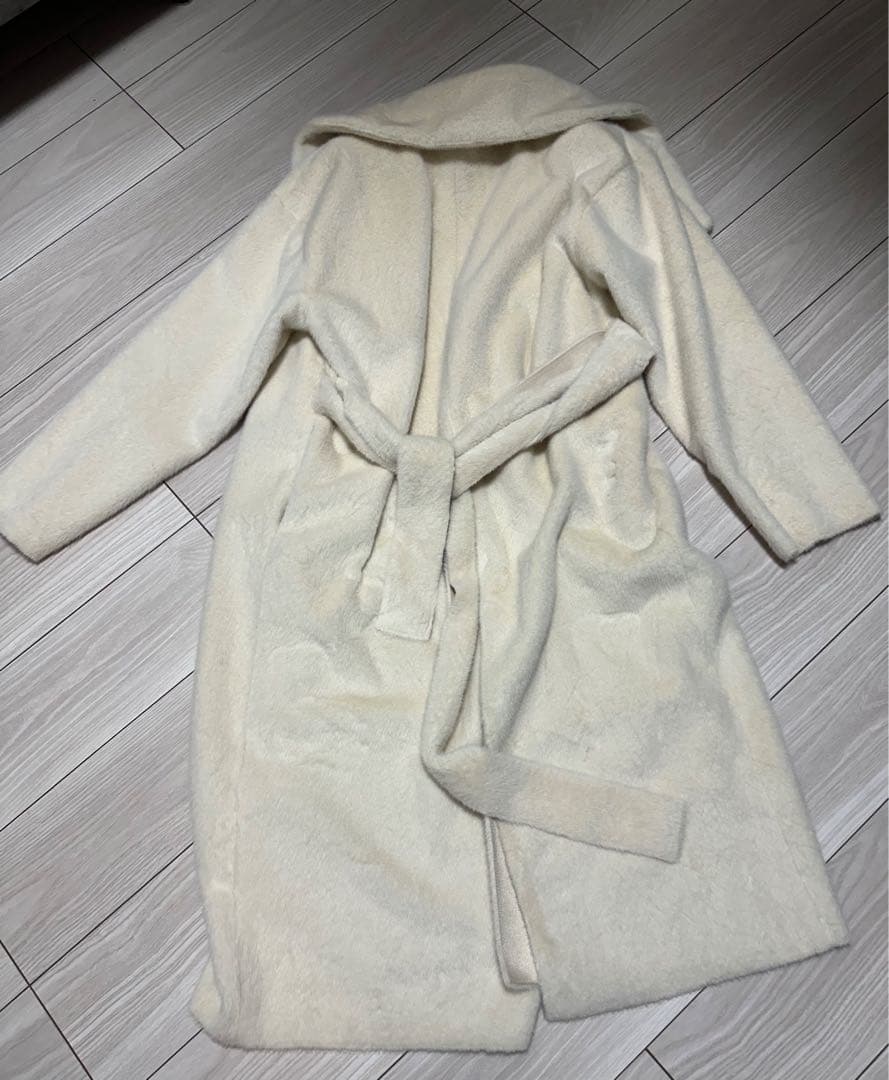 ⭐︎Ri⭐︎Grace Wrap Coat cream