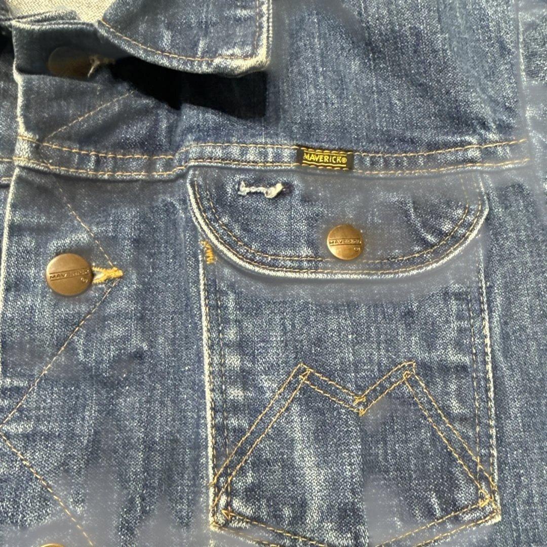 70s MAVERICK デニムジャケット　vintage ハチノス　アメリカ製
