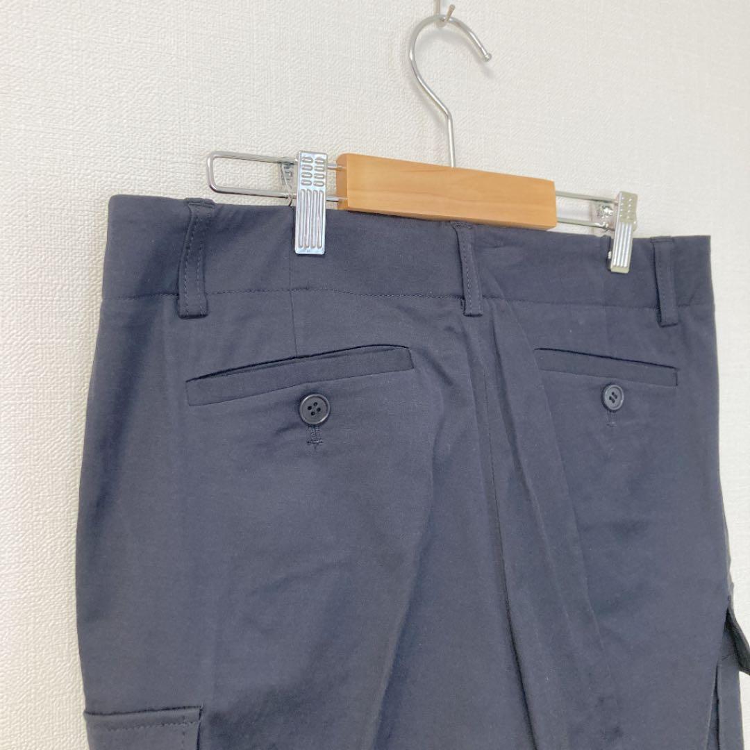 【新品未使用】おススメ♡theory綺麗目カーゴネイビーパンツ★サイズ2