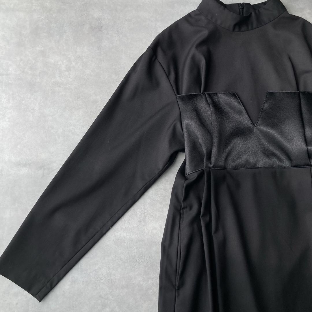 【美品】リムアーク ビスチェ ドッキングワンピース ブラック ロングワンピース