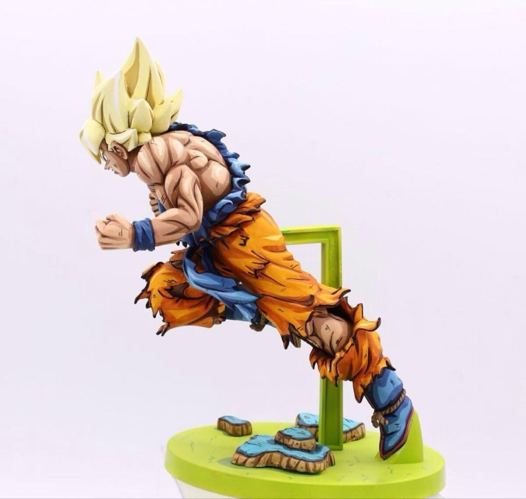 ジャンプ50周年　リペイント　孫悟空　ドラゴンボール　フィギュア　ジオラマ台座