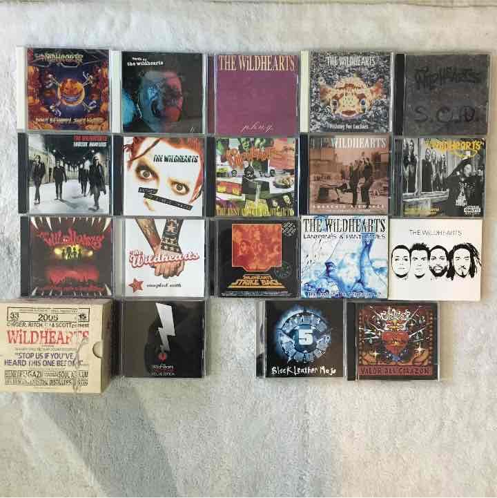 ワイルドハーツ CDセット 18枚 ＋Ｔシャツ