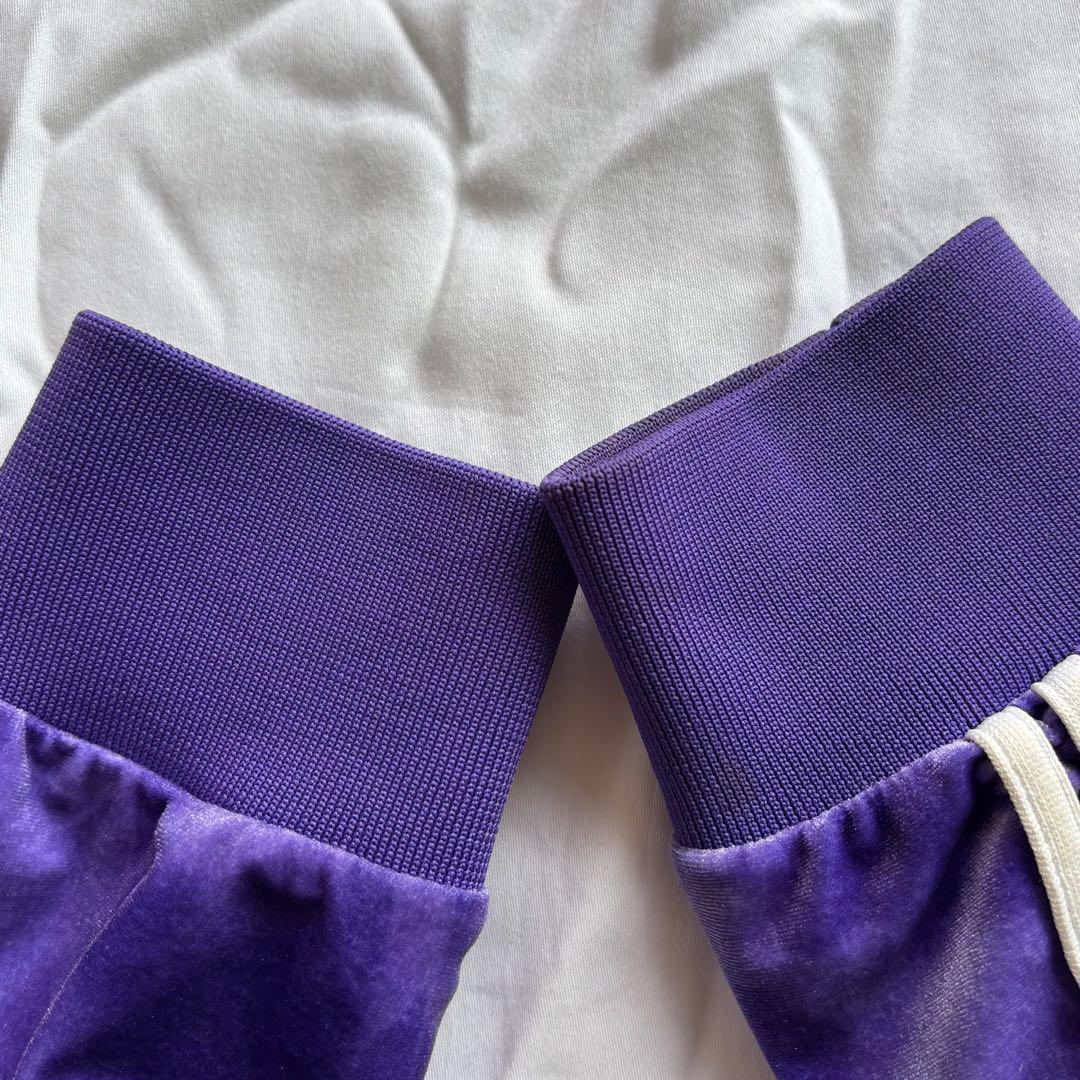 NERDY ノルディ ベロア セットアップ パープル S