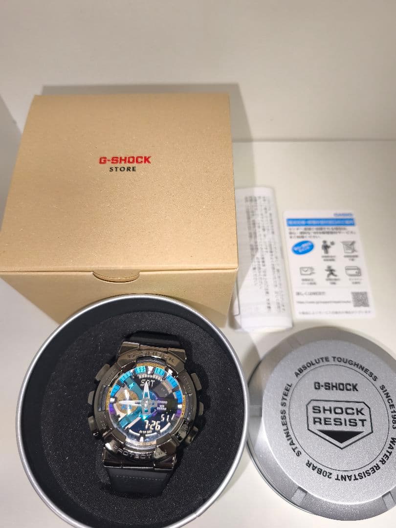 G-SHOCK GM-110B-1AJF 5553 メタルカバード マルチカラー
