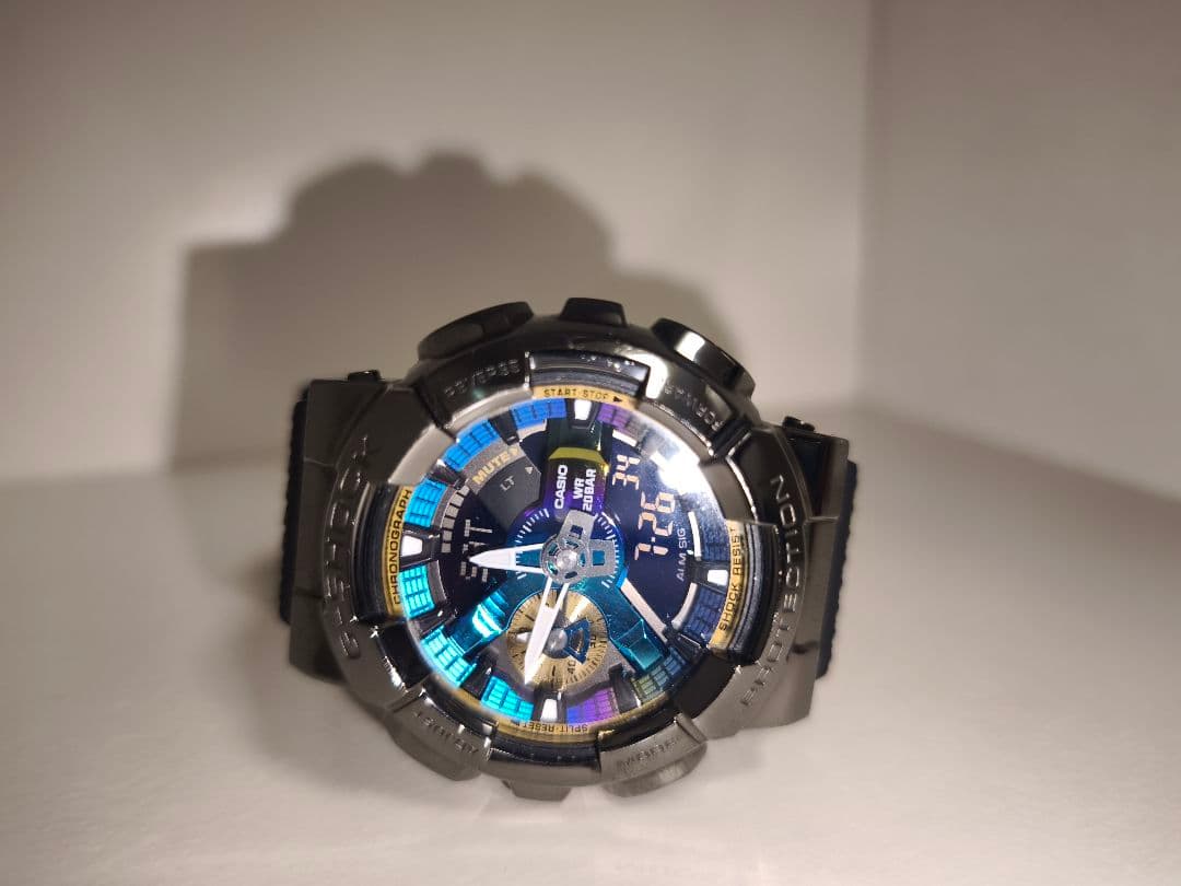 G-SHOCK GM-110B-1AJF 5553 メタルカバード マルチカラー