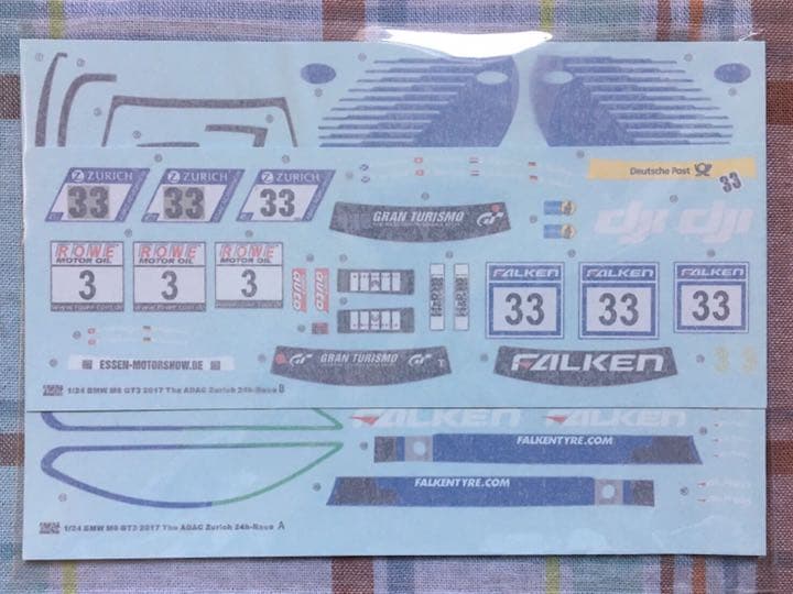 Nunu 1/24 ファルケン  M6 GT3 2017 ニュル24時間