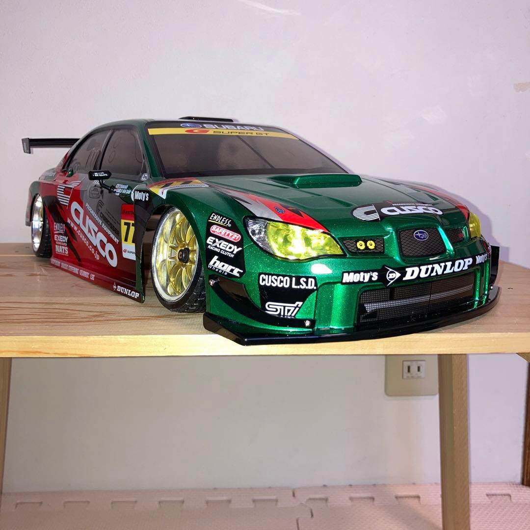 タミヤ　クスコ DUNLOP インプレッサ ボディ