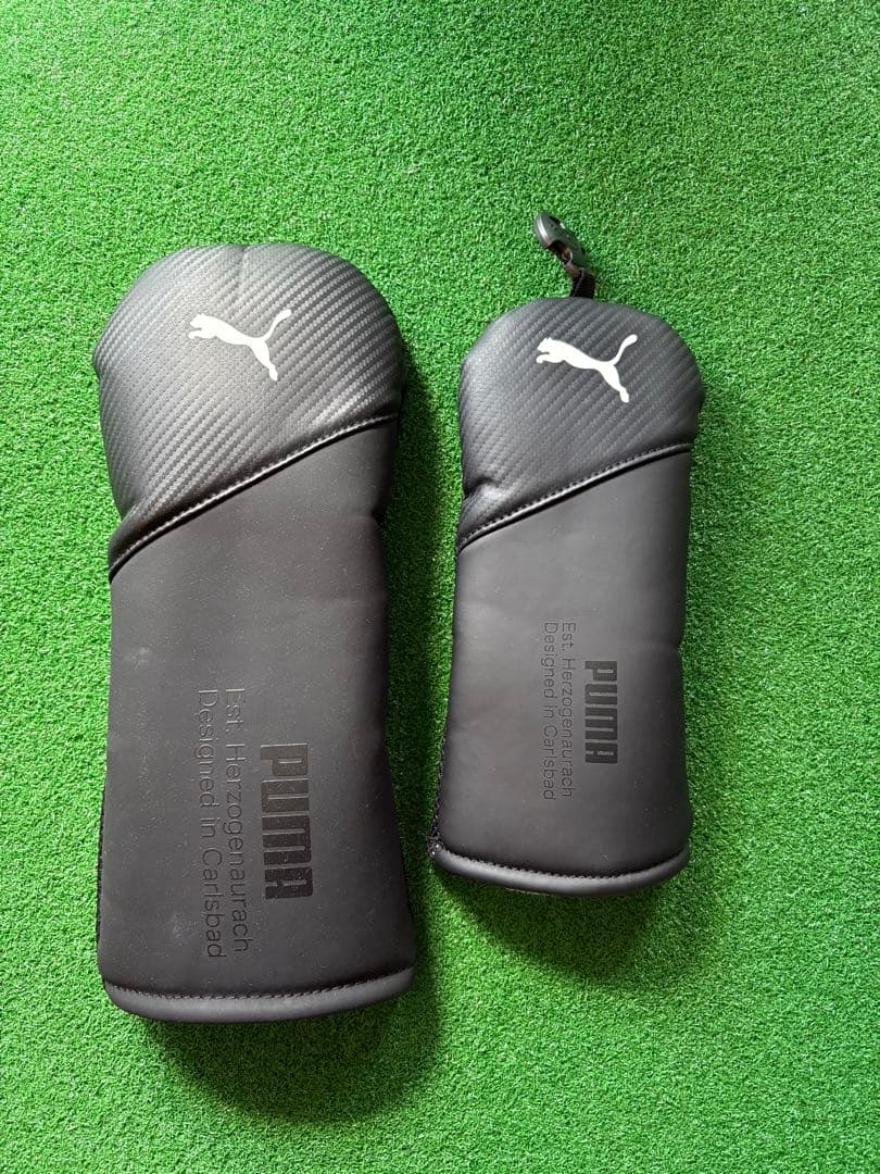 PUMA キャディバッグ 赤　黒 フード付き