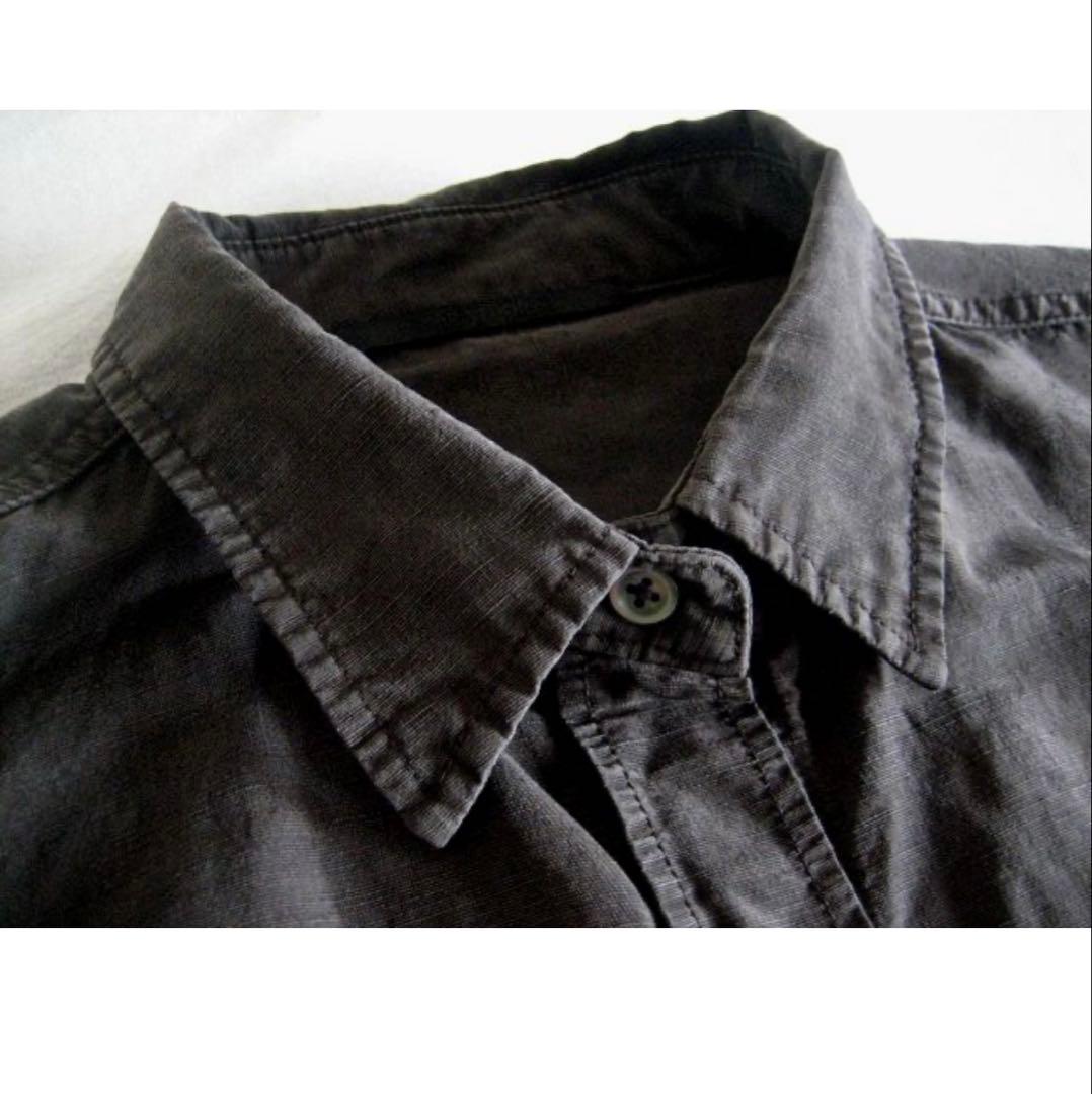 【SALE】完売品AP STUDIO ドゥーズィエムクラス キュプラリネンシャツ