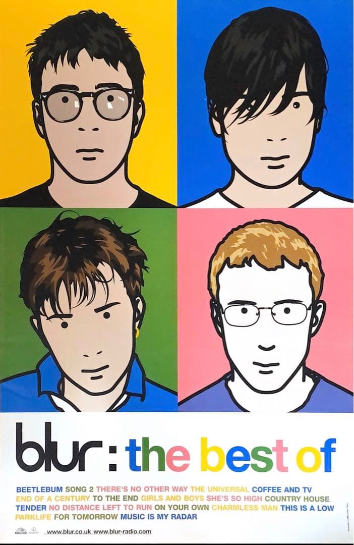 【残1枚】blur ジュリアン・オピー　ポスター2000年　ブラー　opie