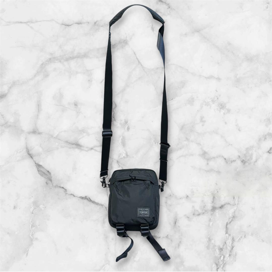 【希少】極美品 PORTER SENSES ショルダーバッグ　ポーチ　ブラック