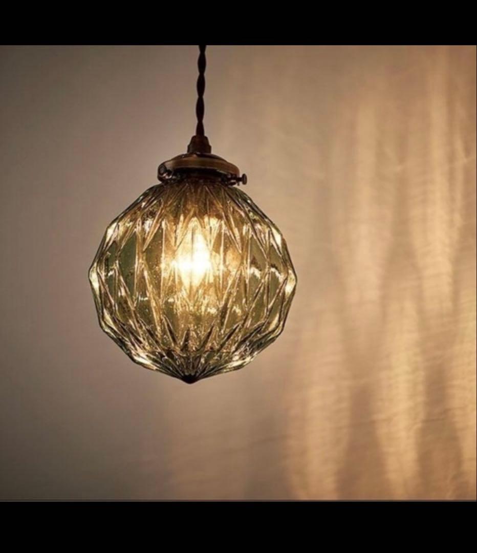 INTERFORM INC. ペンダントライト　ブルー ガラス 照明 北欧