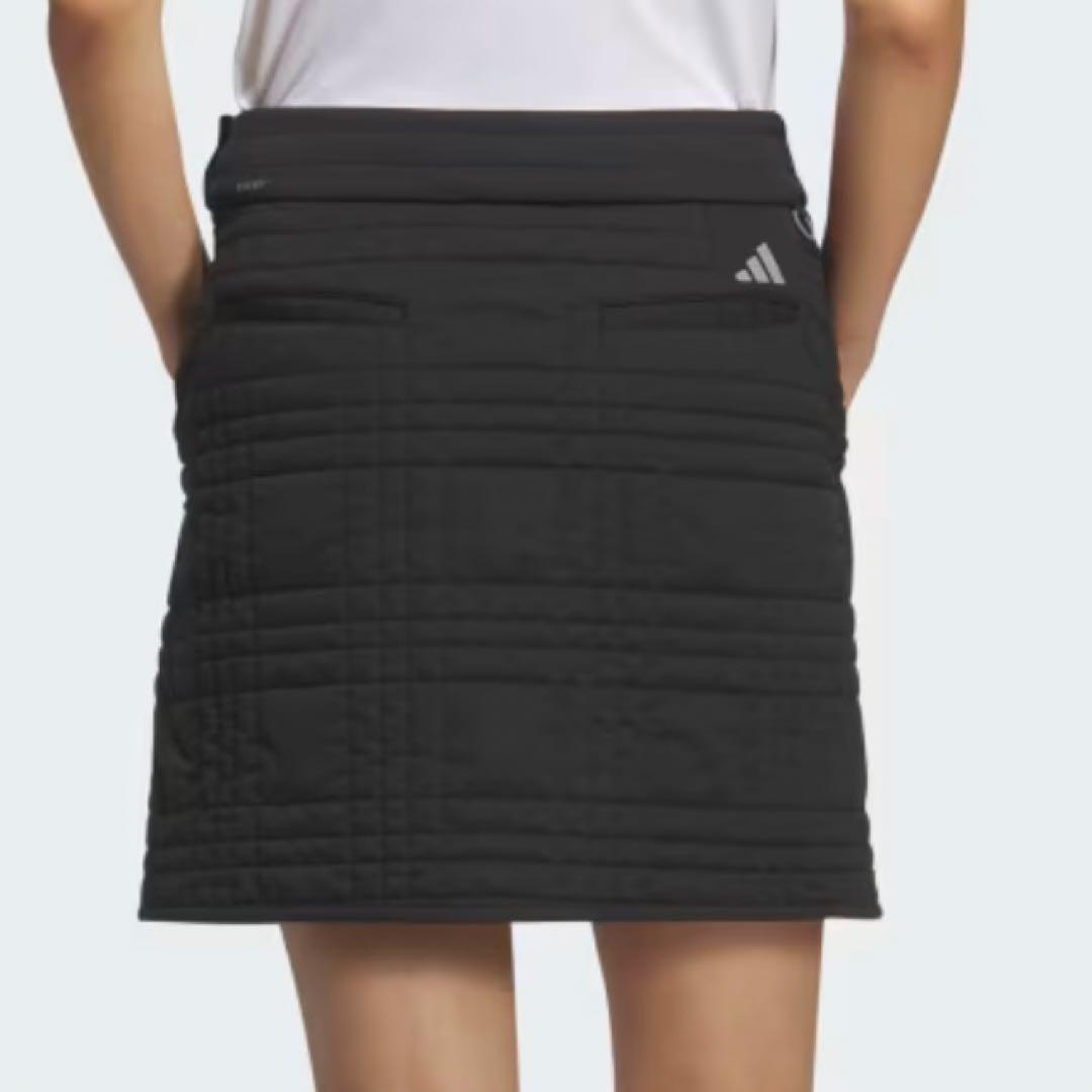 adidas ゴルフ キルティングスカート 黒XL