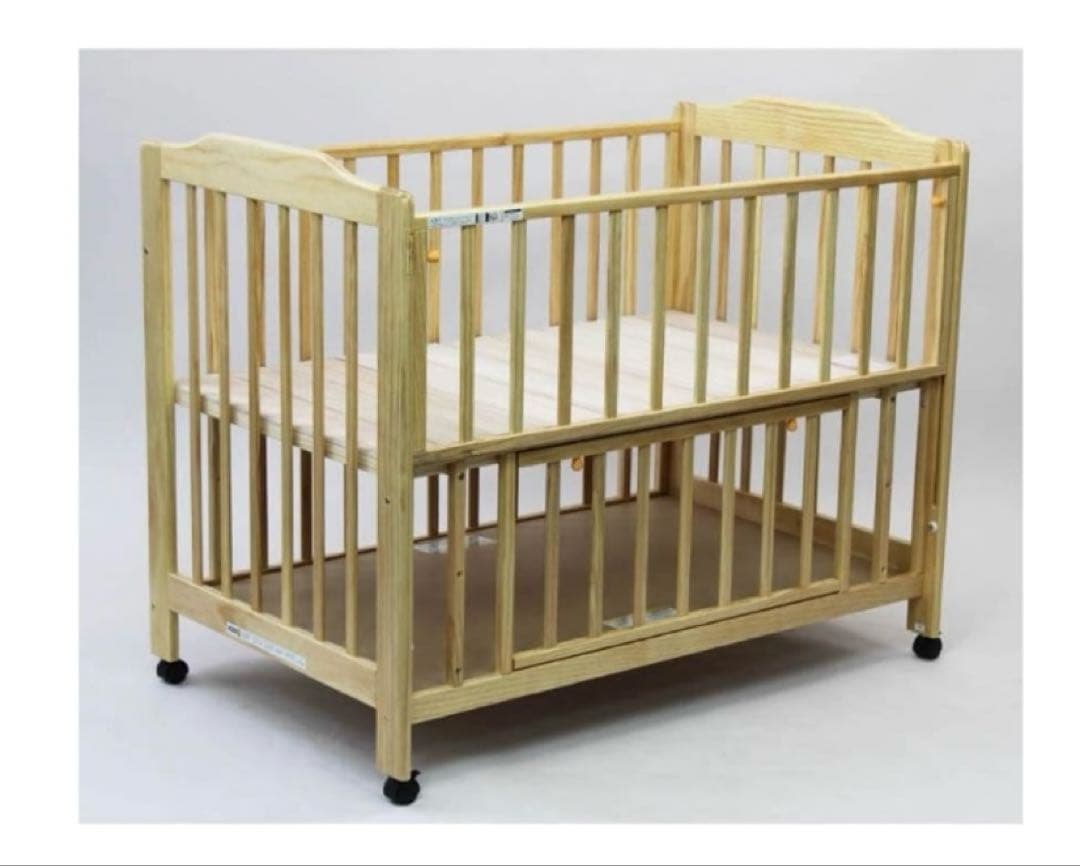 送料込み　KATOJI ベビーベッド　タチベッド　スヌーピーベッドマット付き