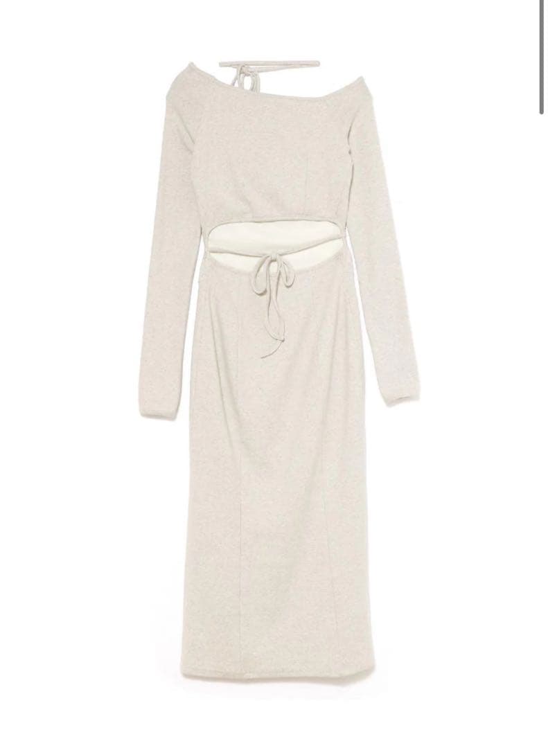 ワンピース andmary Laia oneshoulder dress / gray