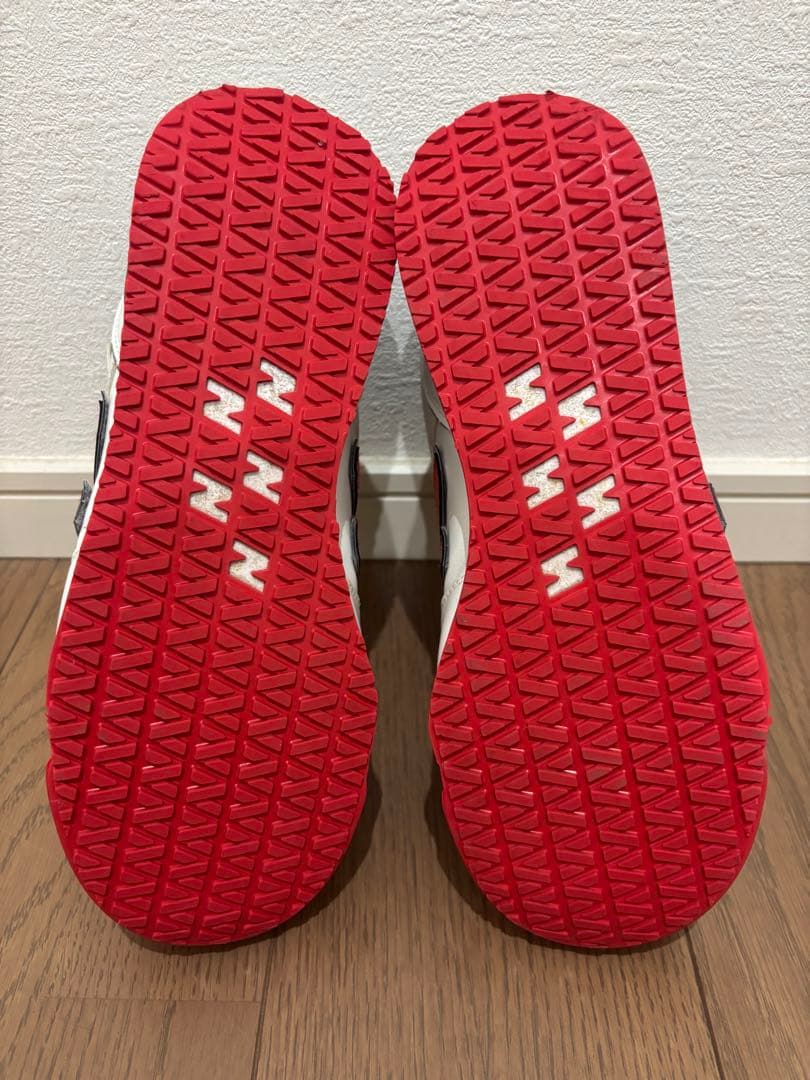 New Balance ホワイトホワイトレッド 安全靴 PO-113 25.0