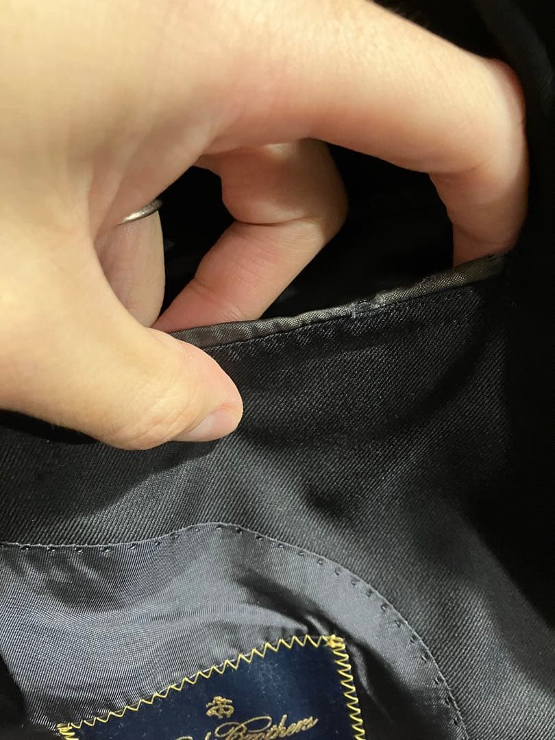 【Brooks Brothers】カノニコ ブレザー ネイビー GF