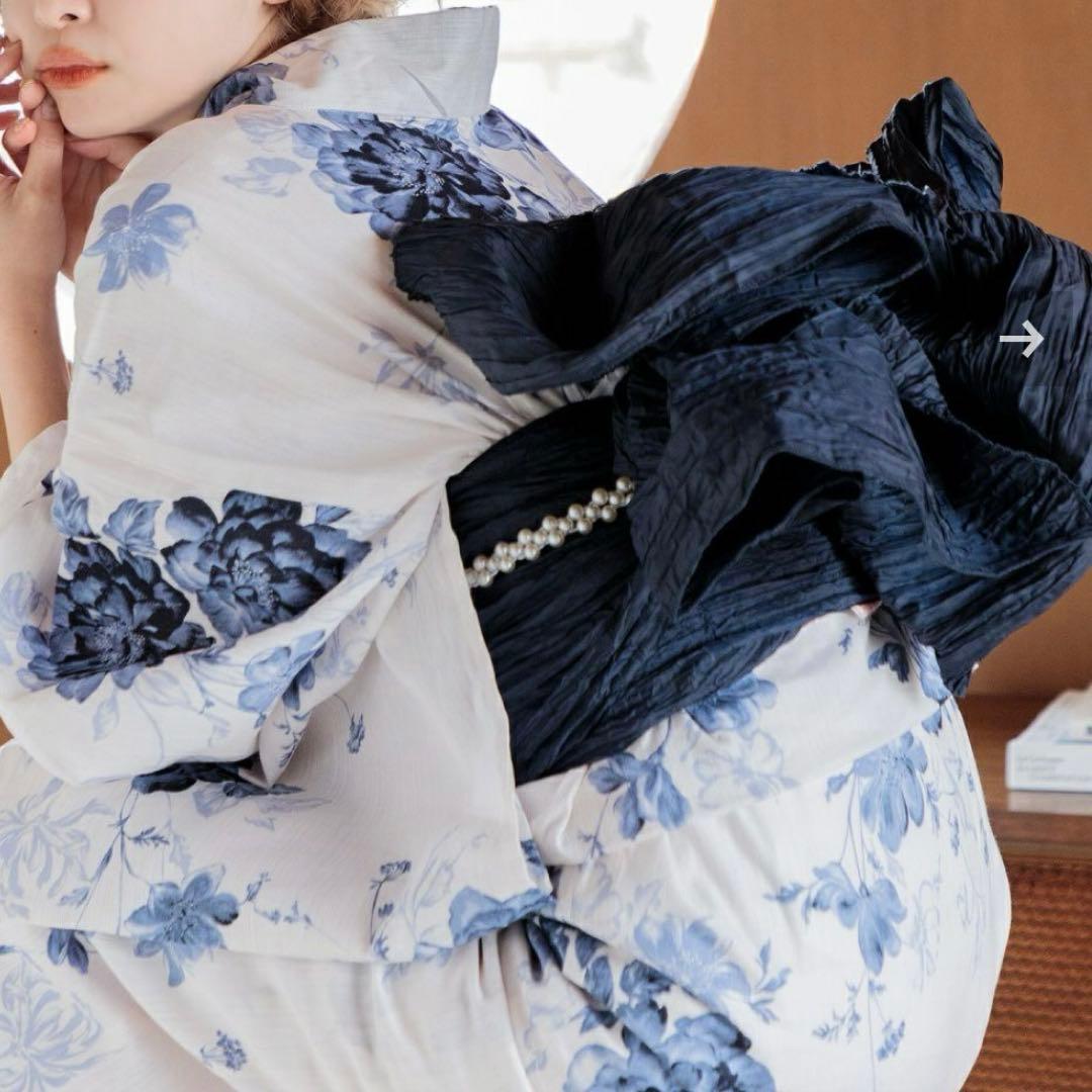 DITA 水彩の勿忘草色 浴衣