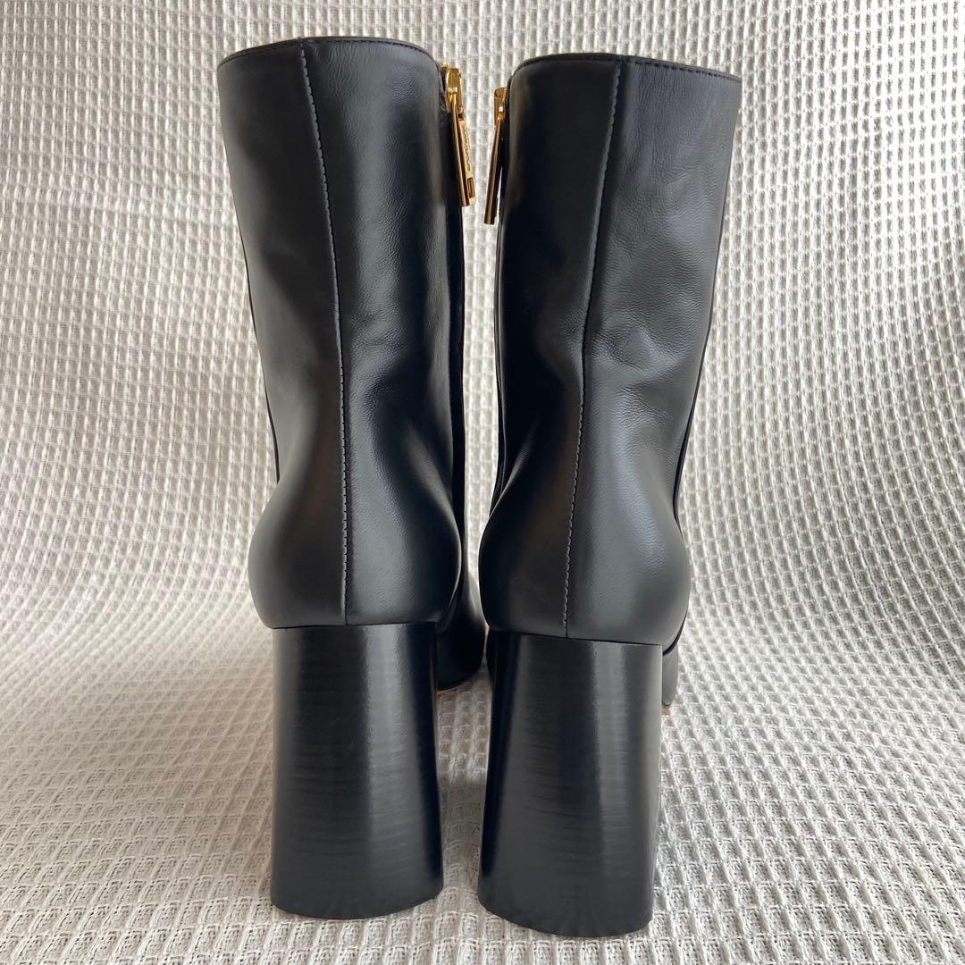 極美品 Max Mara スポーツマックス サイドジップ ブーツ 37 黒 袋付