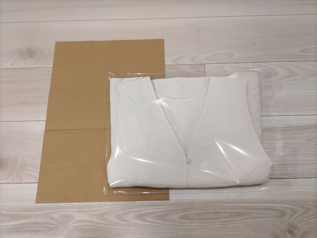 doux bleu インドキルト刺繍 2WAYベスト _IVORY