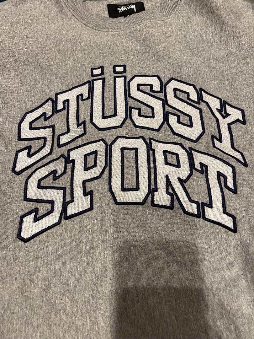 STÜSSY SPORT グレー スウェット M