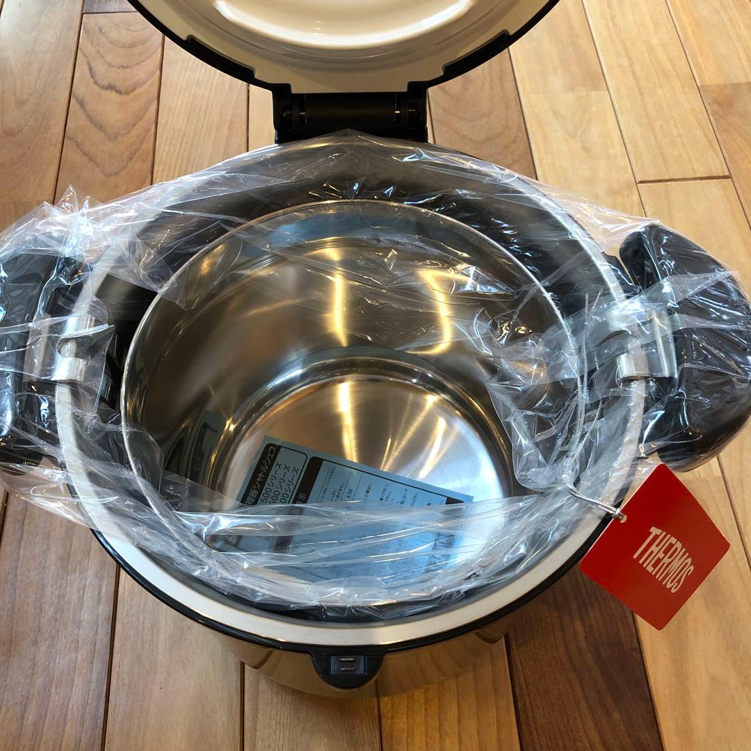 【新品未使用】サーモス真空保温調理器シャトルシェフ4.5L KBG-4500