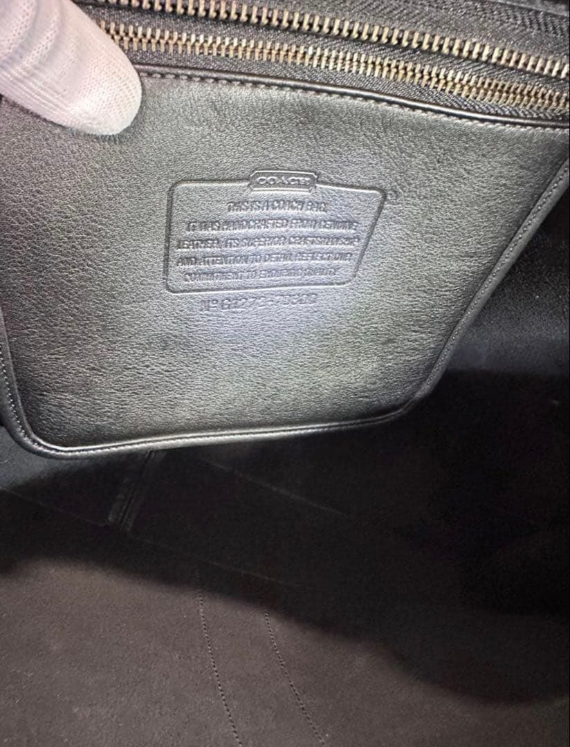 COACH オールドコーチ レザーブリーフケース A4メンズ