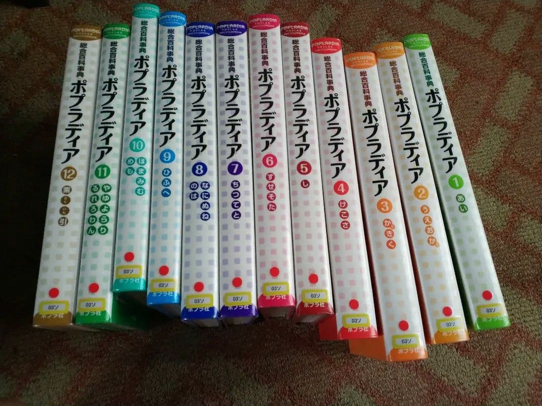 総合百科事典ポプラディア新訂版　全12巻揃　ポプラ社