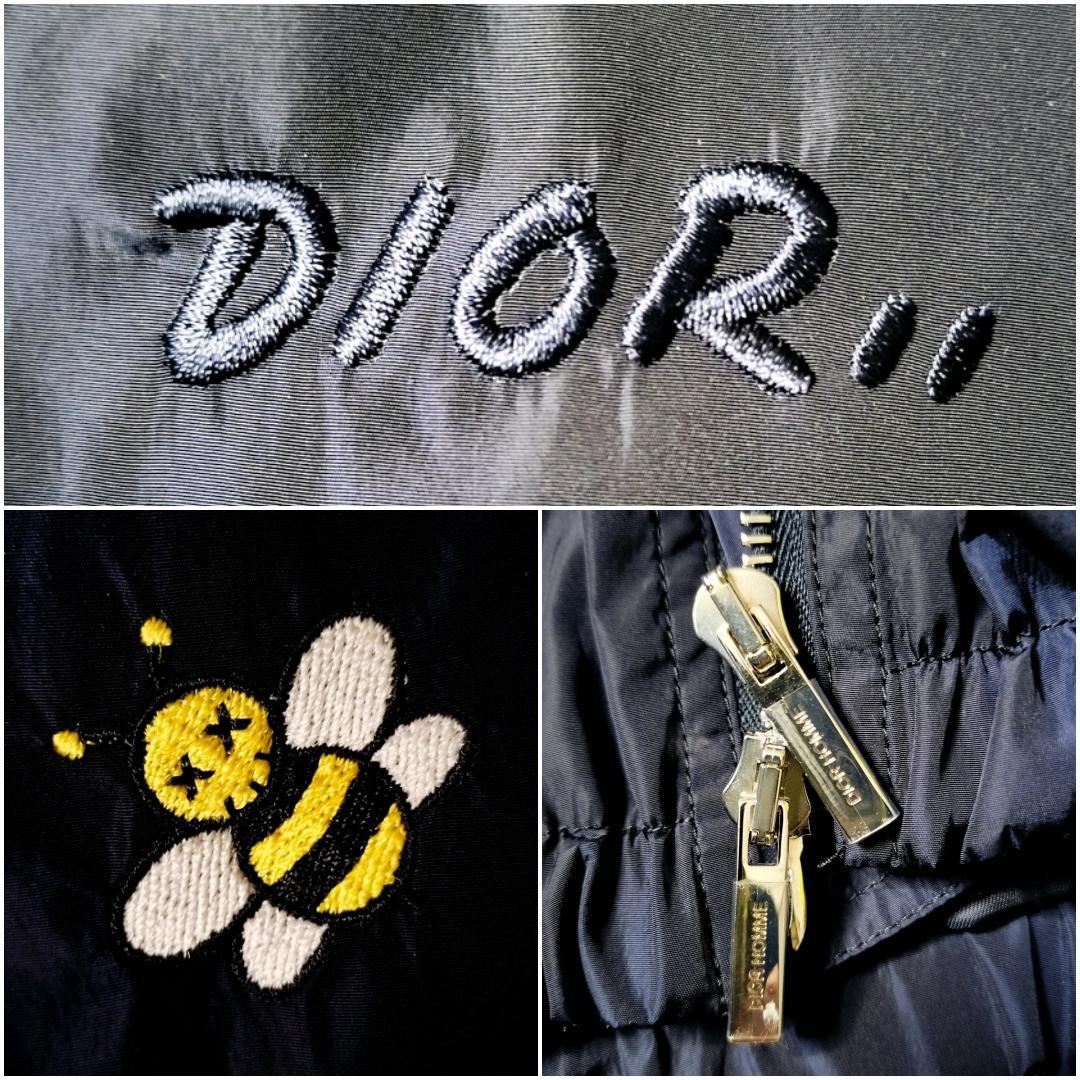 ディオール カウズ 19AW BEE ナイロン ジップパーカー ブルゾン XL