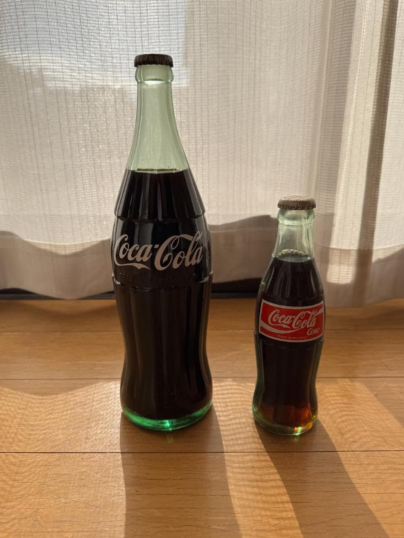 コカコーラ　ファミリーサイズボトル　瓶　1955年　美品　COCA-COLA