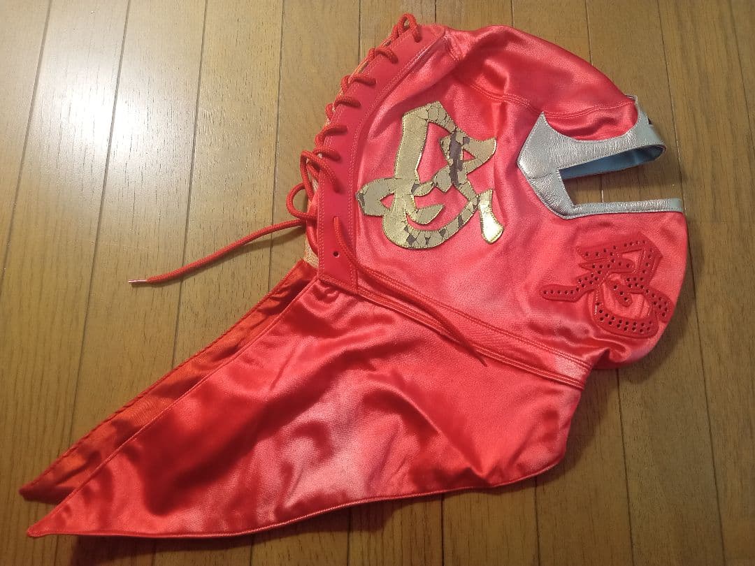 SHINOBI 本人使用済み 試合用マスク プロレスマスク