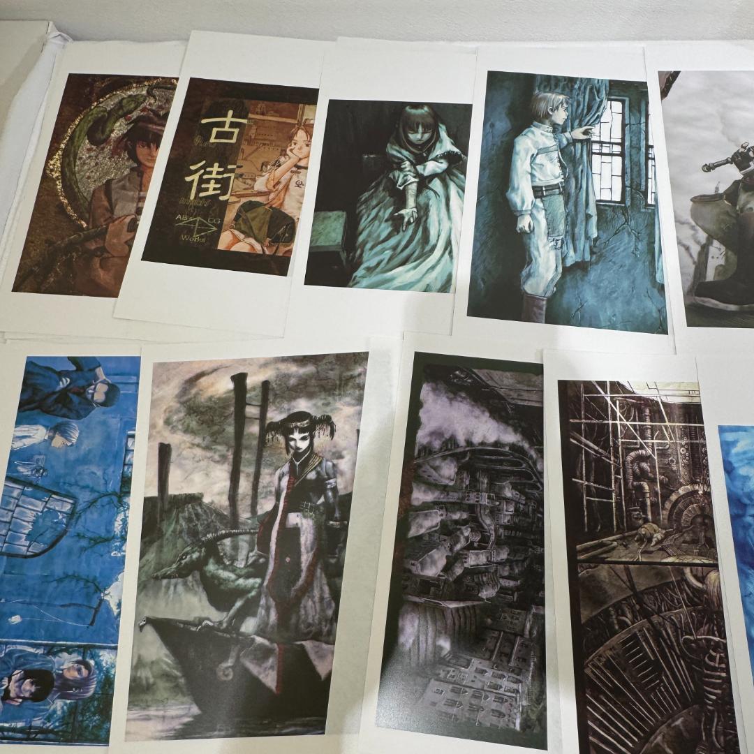 ＃A 十年旅行 安倍吉俊 ポートレート20枚 複製原画 画集 アート イラスト