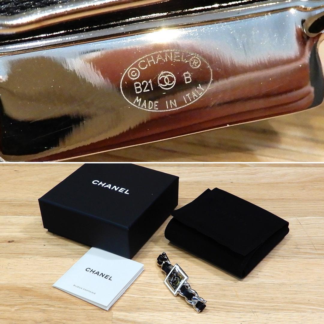 tey様の 新品同様 シャネル バレッタ ココマーク チェーンデザイン