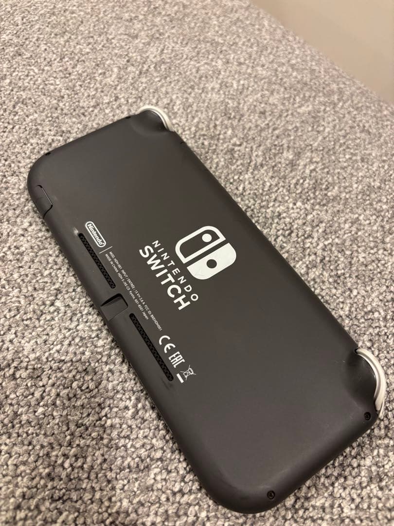 Nintendo Switch Lite グレー ケース付き。ACアダプター無し
