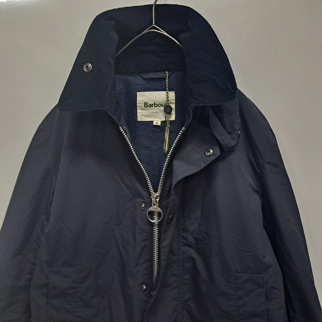Barbour バブアーコート ジャケット ネイビー M ダブルジップ 4ポケ