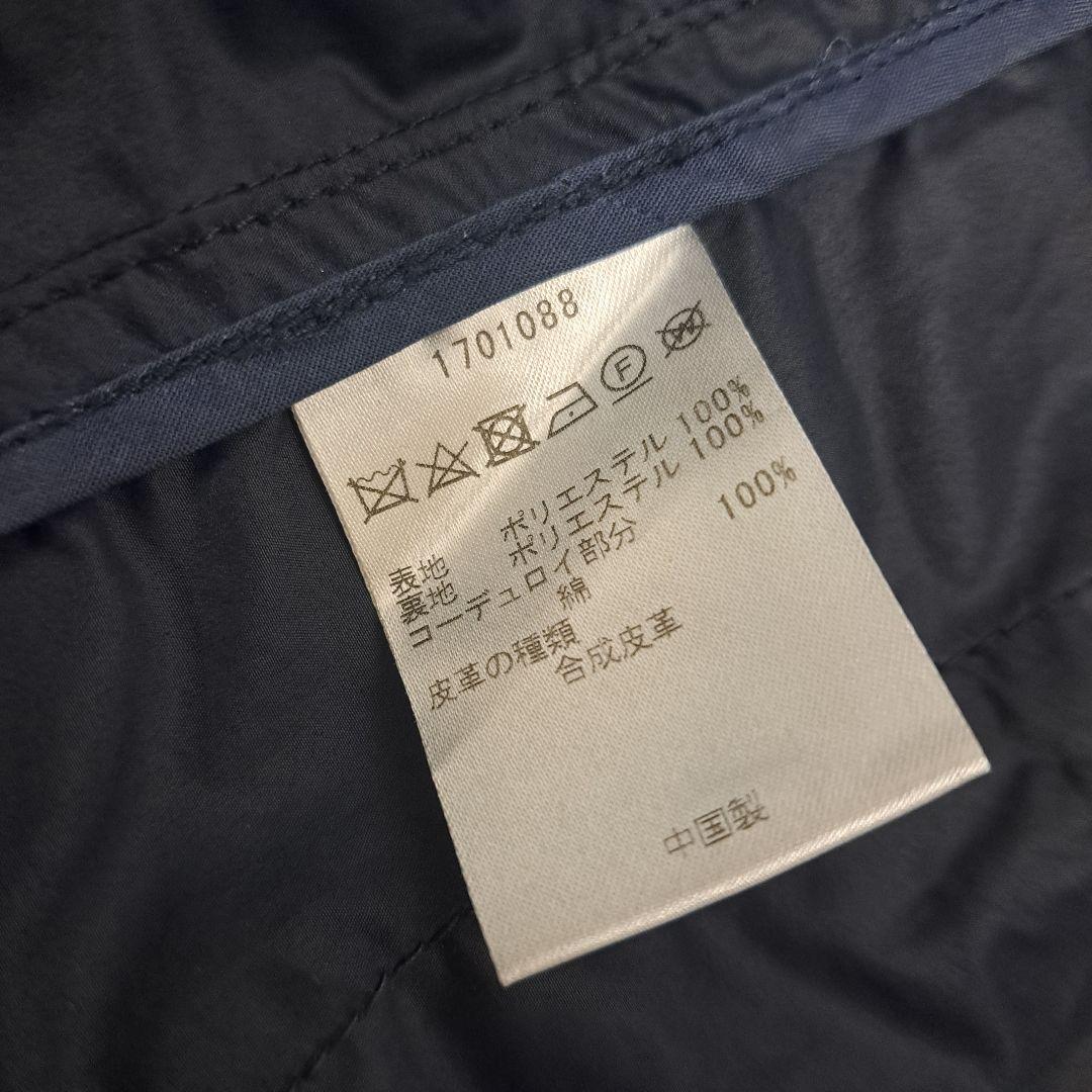 Barbour バブアーコート ジャケット ネイビー M ダブルジップ 4ポケ