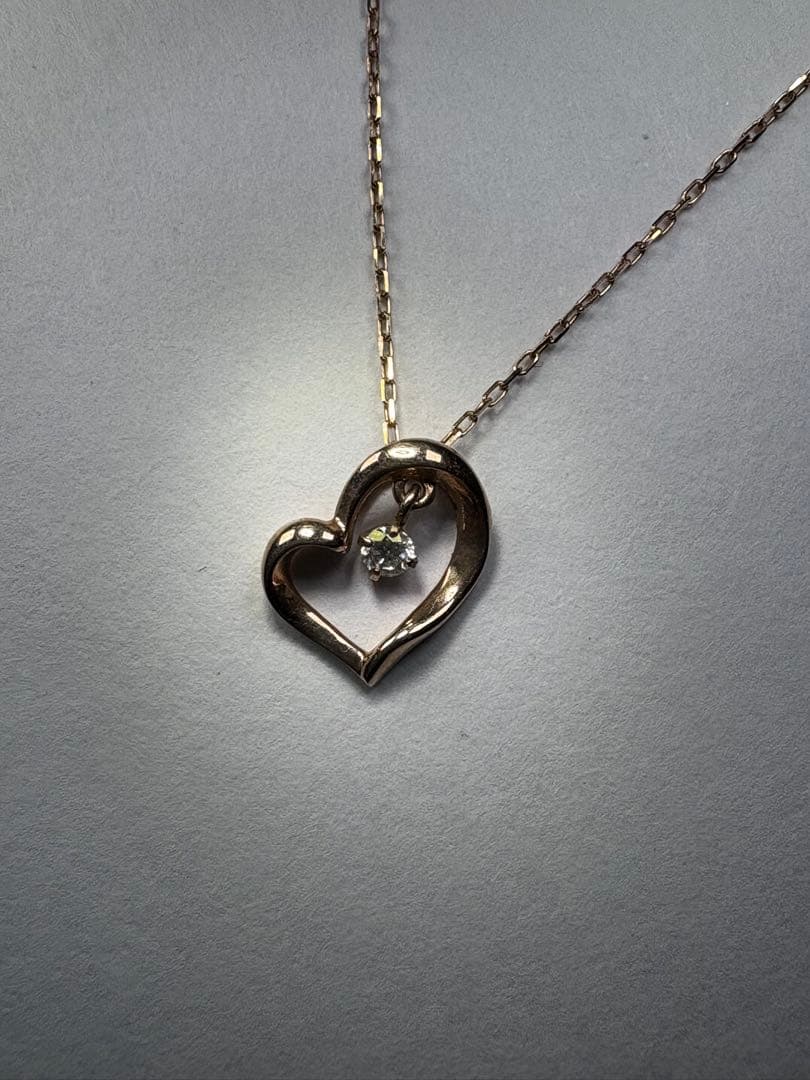 H*E様 【金保証】K10PG（ピンクゴールド） 金無垢 金 ダイア 10k 純