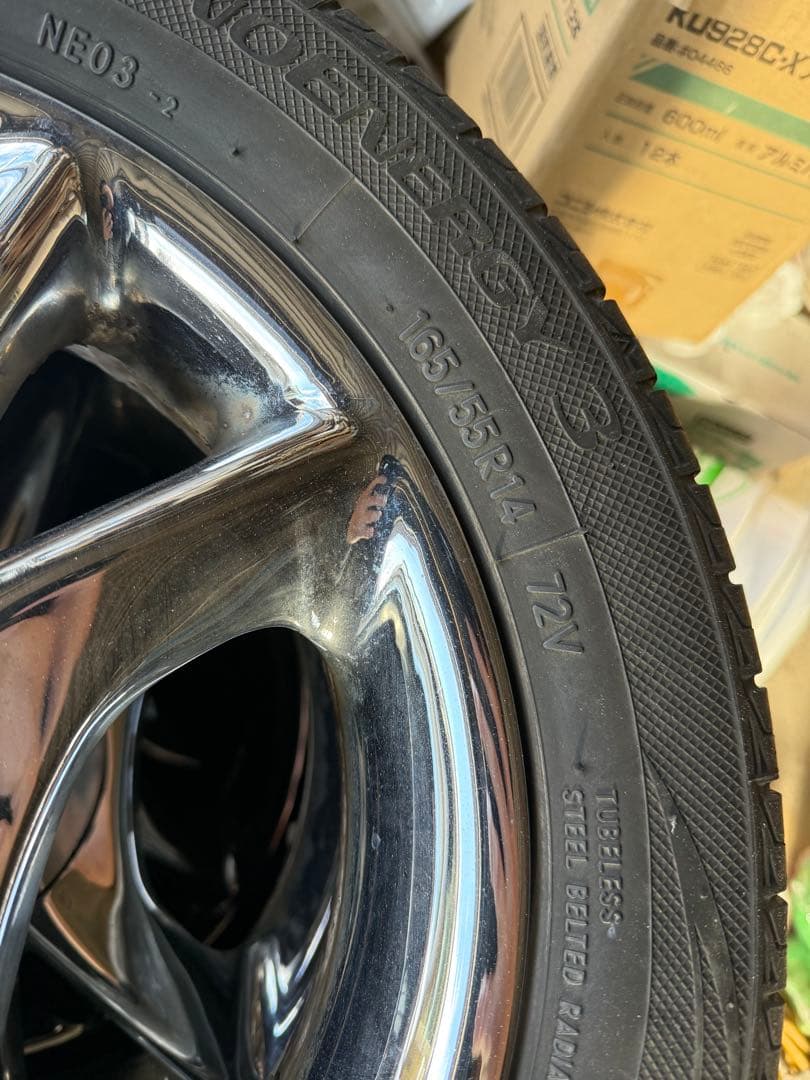 PIAA 14インチ ホイールセット タイヤ付き