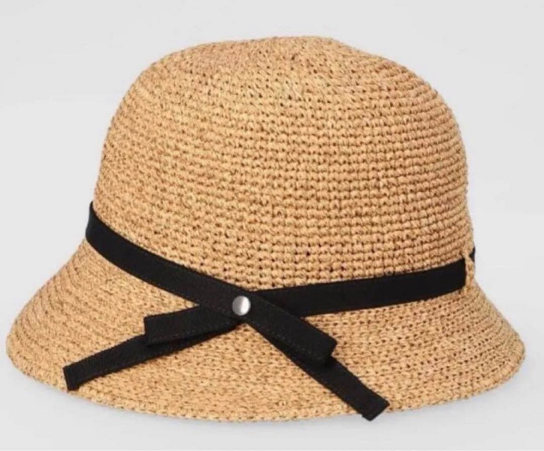 CA4LA カシラ　たためる帽子クルット　麦わら帽子　ペーパー