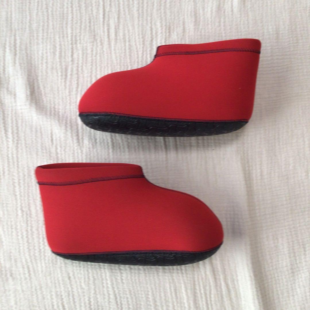 クロッツ　やわらか湯たんぽ　レッド　足用ショートタイプ