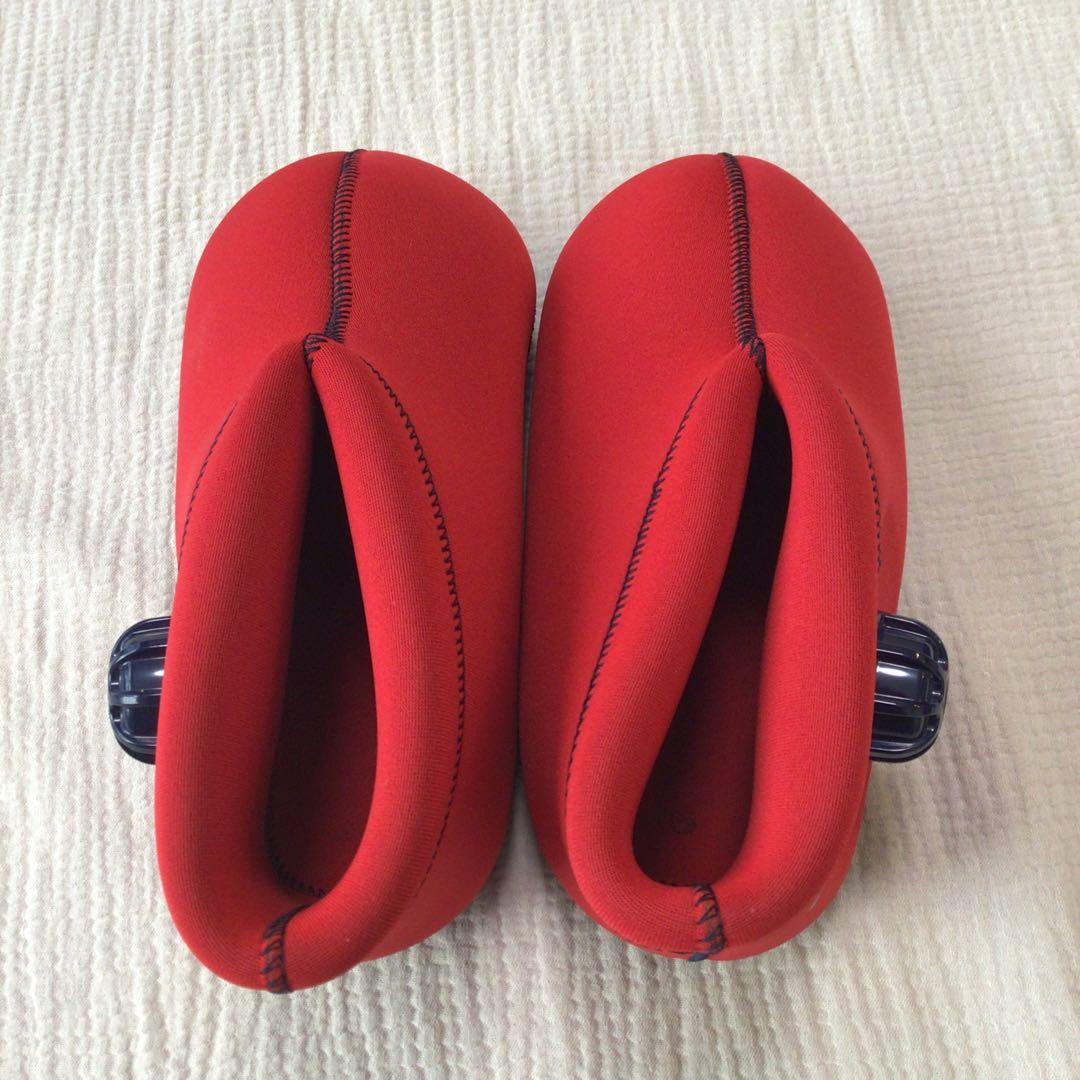 クロッツ　やわらか湯たんぽ　レッド　足用ショートタイプ