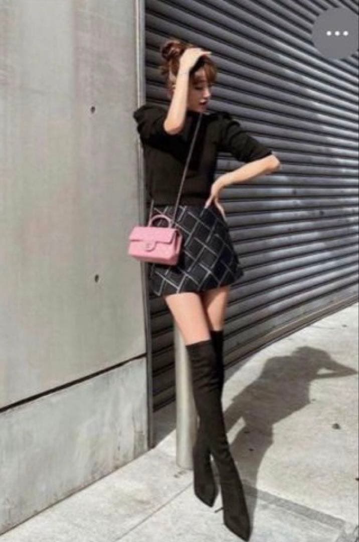 sheller メタリックラインキュロット